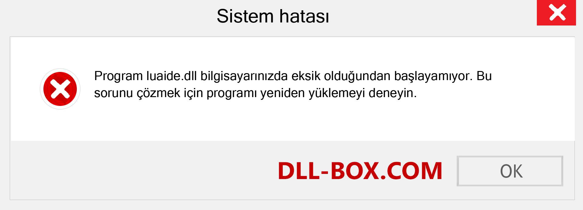 luaide.dll dosyası eksik mi? Windows 7, 8, 10 için İndirin - Windows'ta luaide dll Eksik Hatasını Düzeltin, fotoğraflar, resimler